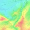 Mapa topográfico La Montée de l'Eau, altitud, relieve