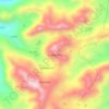 Mapa topográfico Huallapampa, altitud, relieve