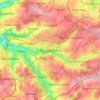 Mapa topográfico Reichenbach, altitud, relieve