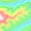 Mapa topográfico El Tambo, altitud, relieve