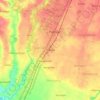 Mapa topográfico Pakisaji Kidul, altitud, relieve