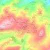 Mapa topográfico Tossal de Molines, altitud, relieve