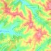 Mapa topográfico Malinha, altitud, relieve