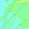 Mapa topográfico Bagon, altitud, relieve