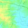 Mapa topográfico Banjar Tengah, altitud, relieve