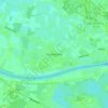 Mapa topográfico Overasselt, altitud, relieve