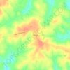 Mapa topográfico Wellridge, altitud, relieve