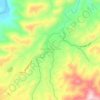 Mapa topográfico Tamassint, altitud, relieve