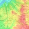 Mapa topográfico Juanita Drive, altitud, relieve