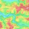 Mapa topográfico Alperbrück, altitud, relieve