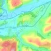 Mapa topográfico Penegoes, altitud, relieve