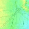 Mapa topográfico Calingcuan, altitud, relieve