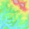 Mapa topográfico Viard, altitud, relieve