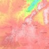 Mapa topográfico Lualaba, altitud, relieve