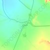 Mapa topográfico Britstown, altitud, relieve