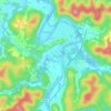 Mapa topográfico Tornado, altitud, relieve