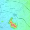Mapa topográfico Kecamatan Kuripan, altitud, relieve