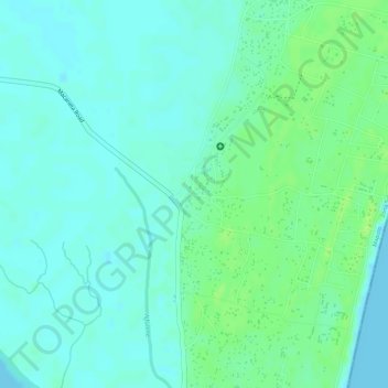 Mapa topográfico Macaneta, altitud, relieve