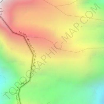 Mapa topográfico Pamir Mountains, altitud, relieve