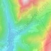 Mapa topográfico Le Perrier, altitud, relieve
