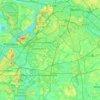 Mapa topográfico Teltow, altitud, relieve