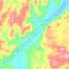 Mapa topográfico Tidemi, altitud, relieve
