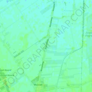 Mapa topográfico Zaadstukken, altitud, relieve