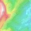 Mapa topográfico Ruisseau des Chalanches, altitud, relieve