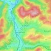 Mapa topográfico Birkelbach, altitud, relieve
