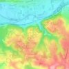 Mapa topográfico Beaulieu, altitud, relieve