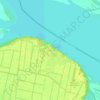 Mapa topográfico Yahapé, altitud, relieve