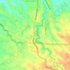 Mapa topográfico Jampang, altitud, relieve