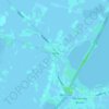 Mapa topográfico Follega, altitud, relieve