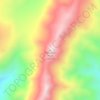 Mapa topográfico Tohakum Peak, altitud, relieve