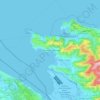 Mapa topográfico Portorož / Portorose, altitud, relieve