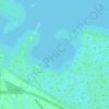 Mapa topográfico Coot Bay, altitud, relieve