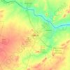 Mapa topográfico Musina, altitud, relieve