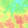 Mapa topográfico Streat Glaz, altitud, relieve