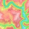 Mapa topográfico Hofweiler, altitud, relieve