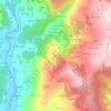 Mapa topográfico Osmo, altitud, relieve