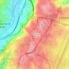 Mapa topográfico Fetais, altitud, relieve