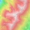 Mapa topográfico Cima Telegrafo, altitud, relieve