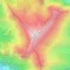 Mapa topográfico Grigna Settentrionale, altitud, relieve