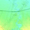 Mapa topográfico Kendayakan, altitud, relieve