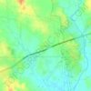 Mapa topográfico Padagha, altitud, relieve