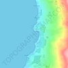 Mapa topográfico Makena Bay, altitud, relieve