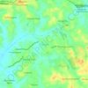 Mapa topográfico Pitipana, altitud, relieve
