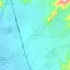 Mapa topográfico 15 de Enero, altitud, relieve