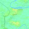 Mapa topográfico Tanah Putih, altitud, relieve