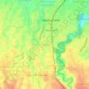 Mapa topográfico Kedung Waringin, altitud, relieve